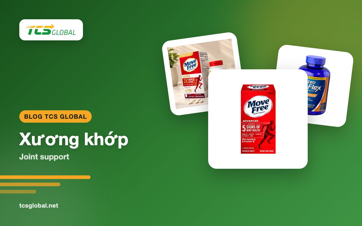 Thực phẩm chức năng xương khớp của Mỹ: so sánh Move Free, Kirkland