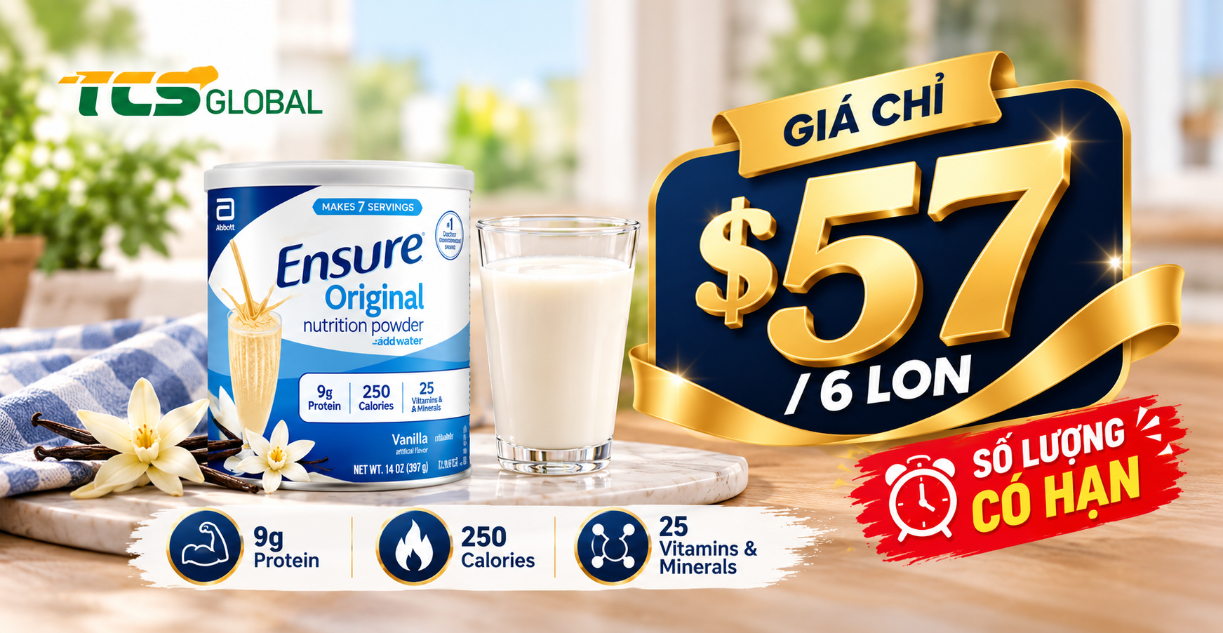 ENSURE ORIGINAL – ONLY $57 FOR 6 CANS | LIMITED STOCK!