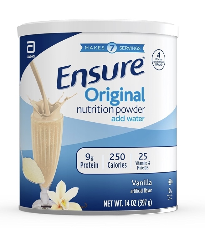 Ensure Original Vanilla Nutrition Powder 9g Protein, 397 gram (USA)