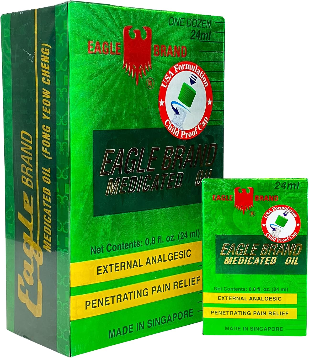 Eagle Brand Medicated Oil-24ml-Pack 12