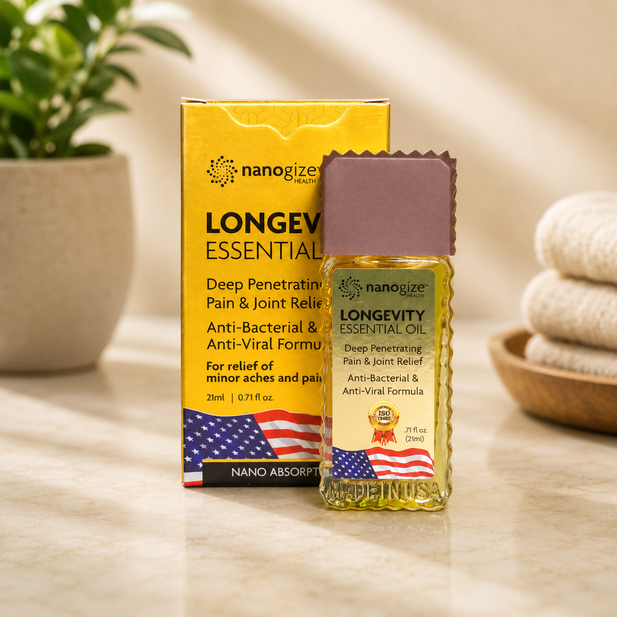 Nanogize Longevity Essential Oil 21ml, 6-Pack 2