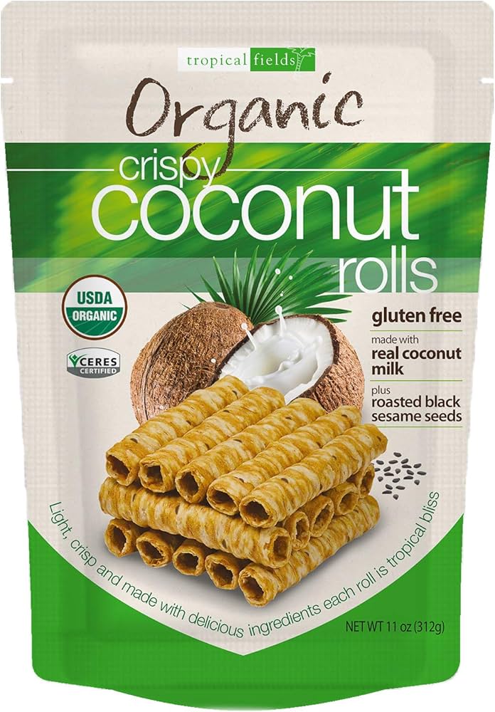 Tropical Fields Organic Coconut Rolls, 11 oz