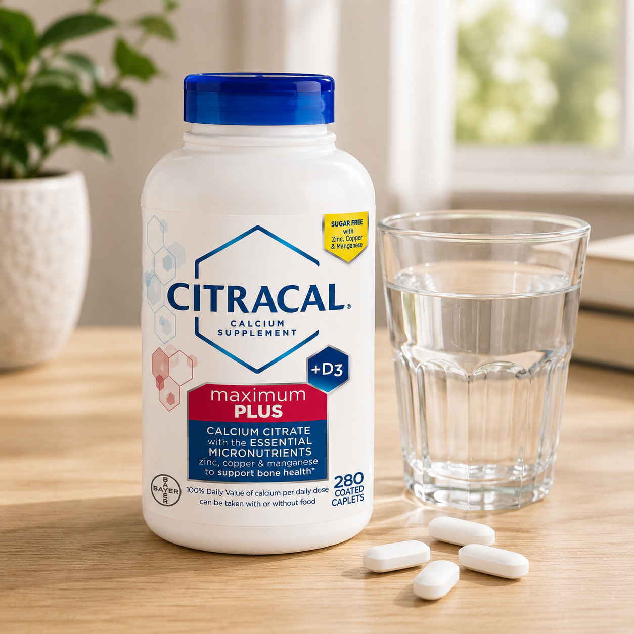 Citracal Maximum Plus Calcium Citrate + D3, 280 Caplets 3