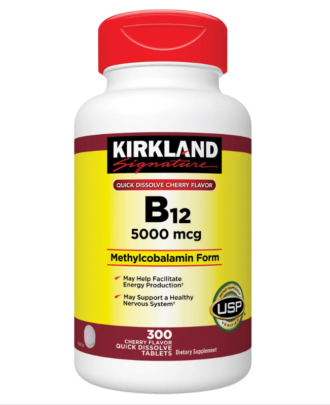Kirkland Signature Quick Dissolve B-12 5000 mcg., 300 Tablets