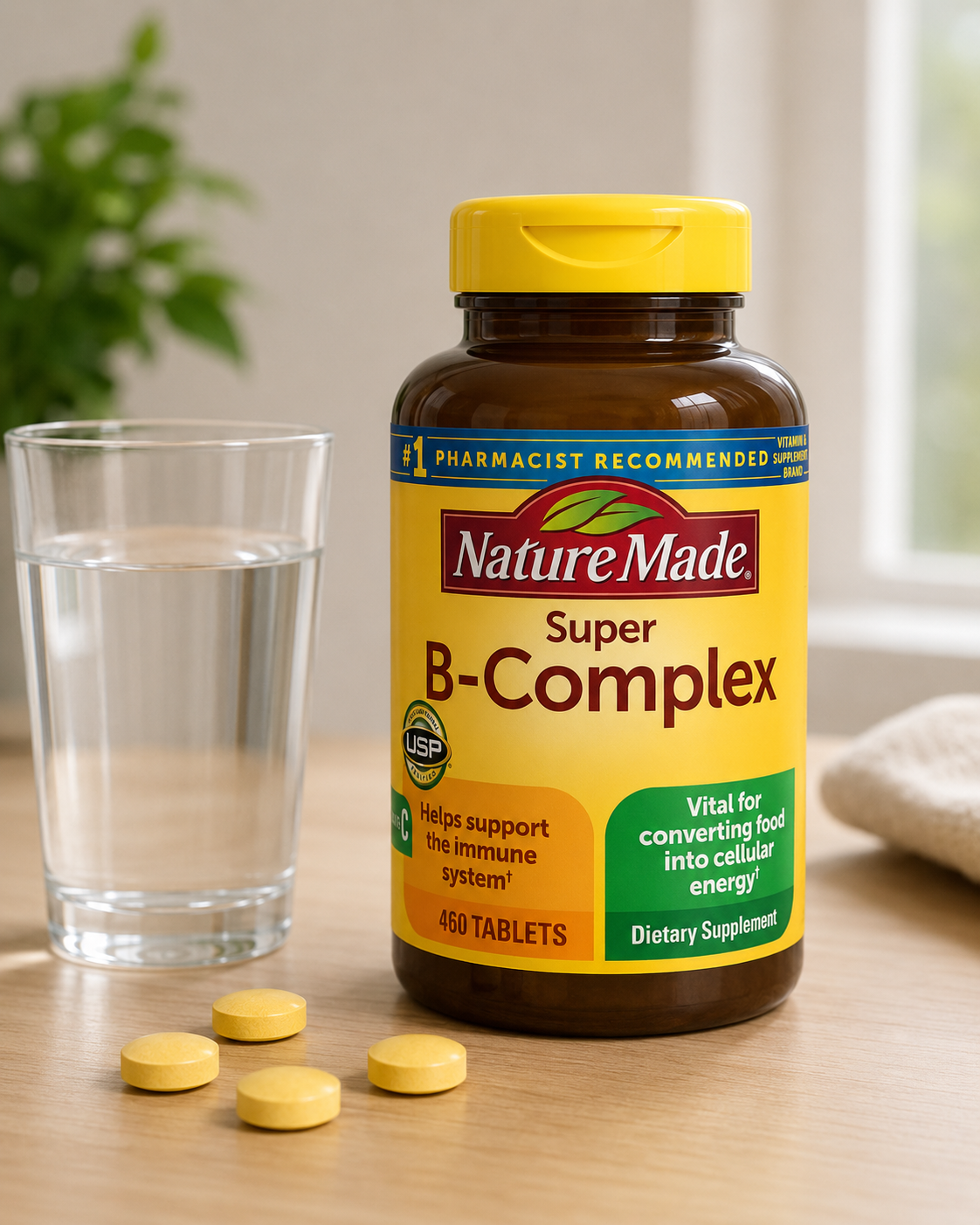 Nature Made Super B-Complex, 460 Tablets 3