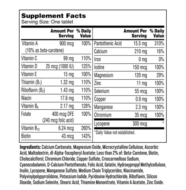 One A Day Men's Multivitamin, 300 Tablets 3