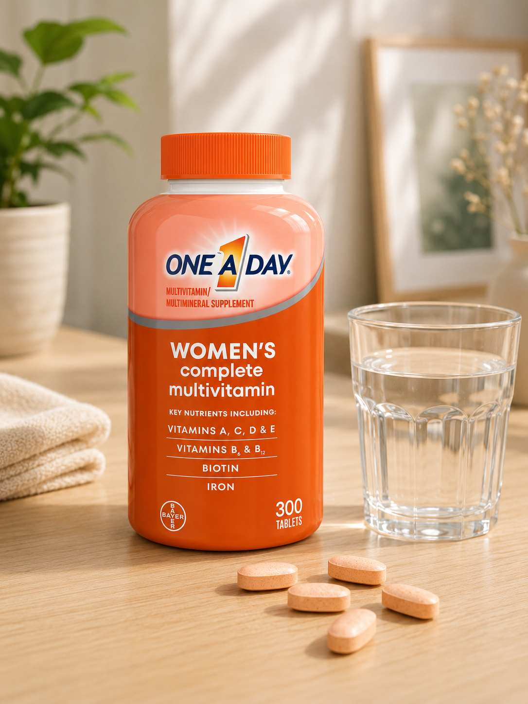 One A Day Women's Multivitamin, 300 Tablets 2