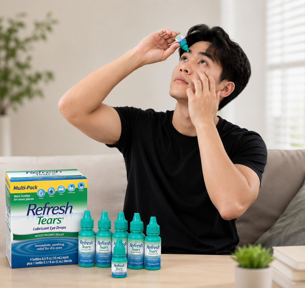 Refresh Tears Lubricant Eye Drops Multi-Pack, 65 ml 4
