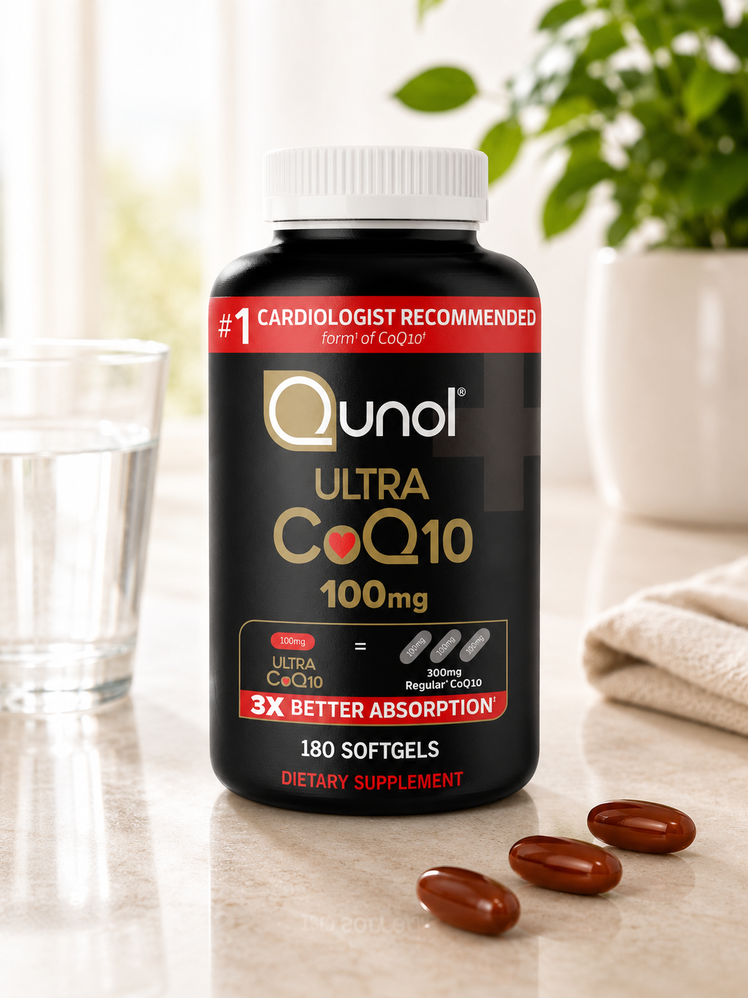Qunol Ultra CoQ10 100 mg., 180 Softgels 4