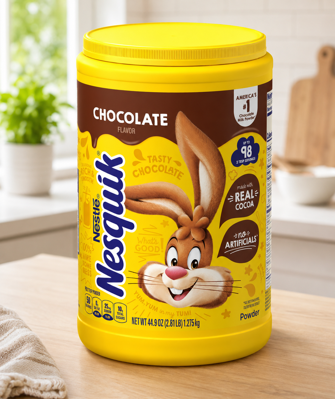 Nestle, Nesquik Chocolate Drink Mix, 2.81 lbs 3