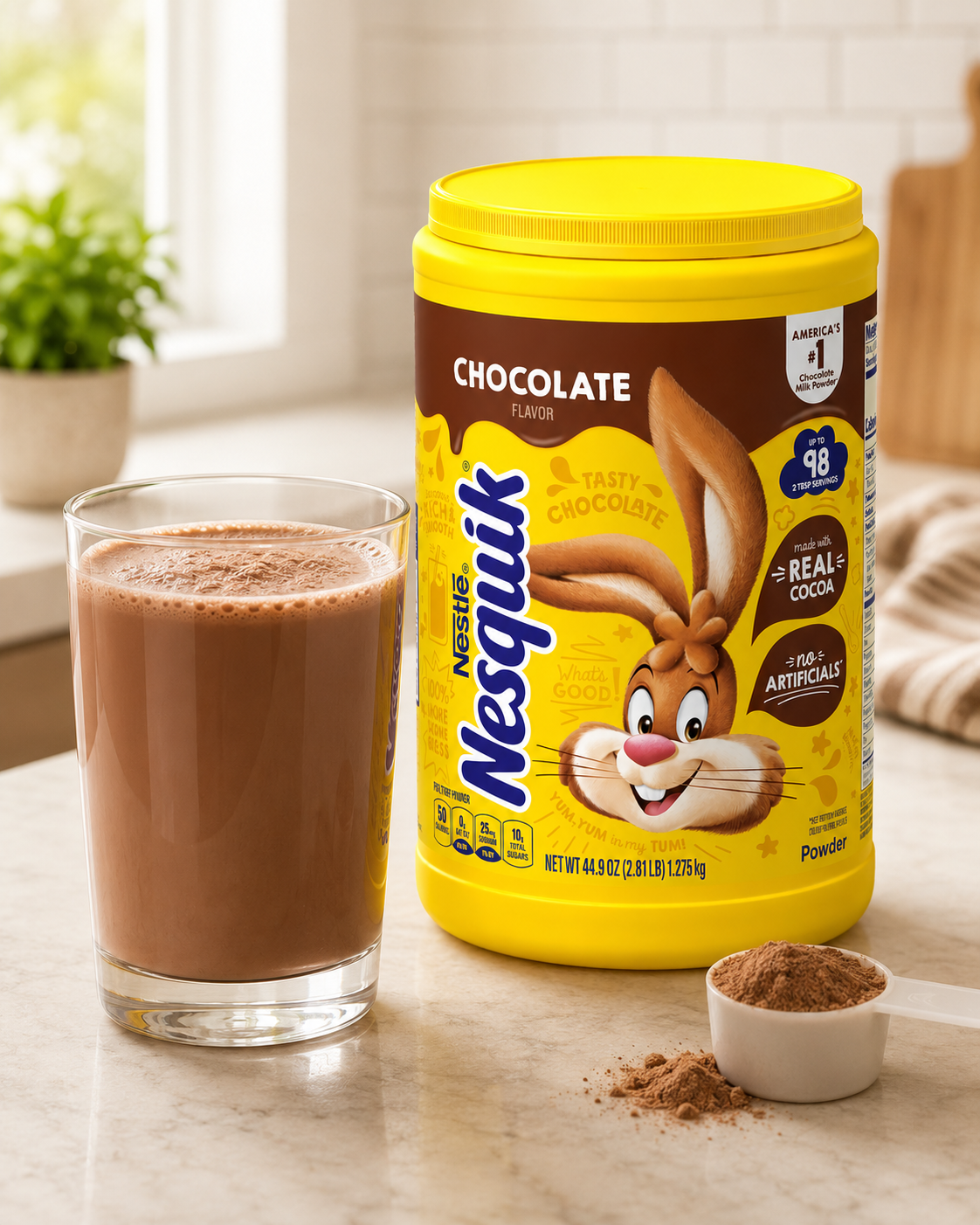 Nestle, Nesquik Chocolate Drink Mix, 2.81 lbs 4