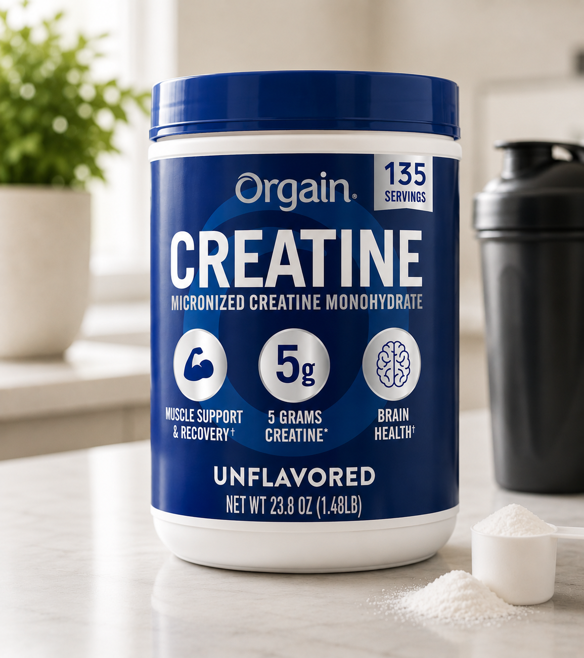 Orgain, Micronized Creatine Monohydrate, Unflavored, 1.48lbs 2