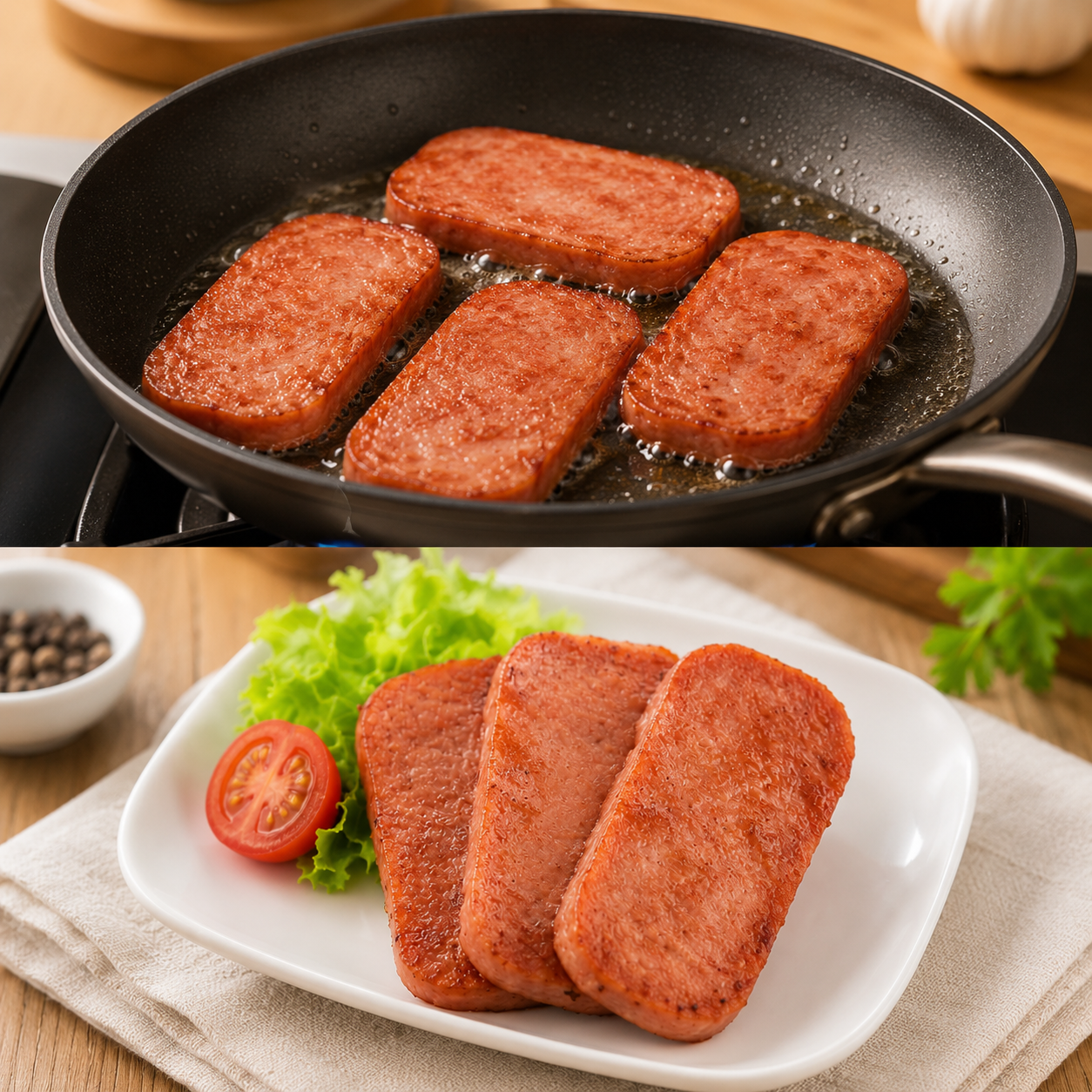 SPAM Canned Meat, 25% Less Sodium, 12 oz, 8-Count 3