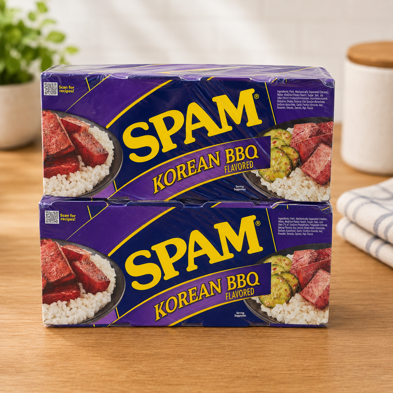 SPAM Korean BBQ Flavored, 12 oz, 8-count