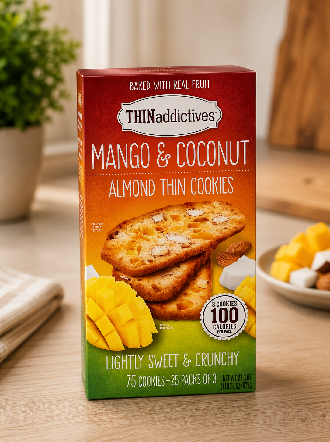 Thin Addictives Mango Coconut, 25 count
