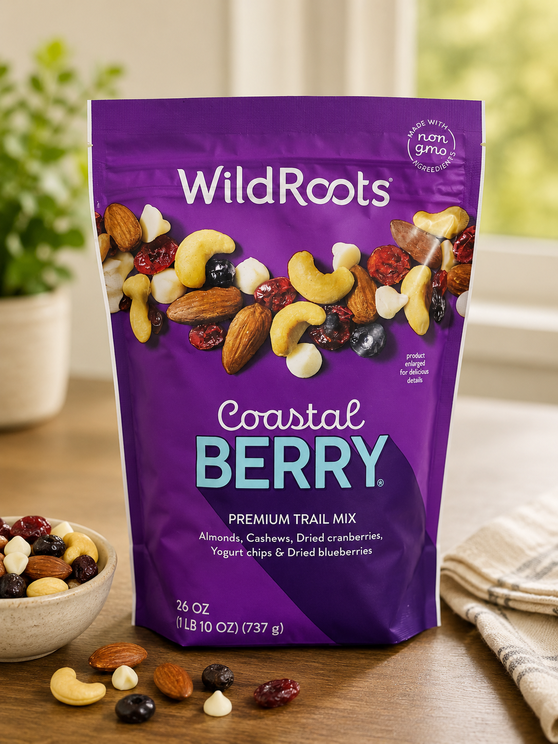 WildRoot's Coastal Berry Trail Mix, 26 oz