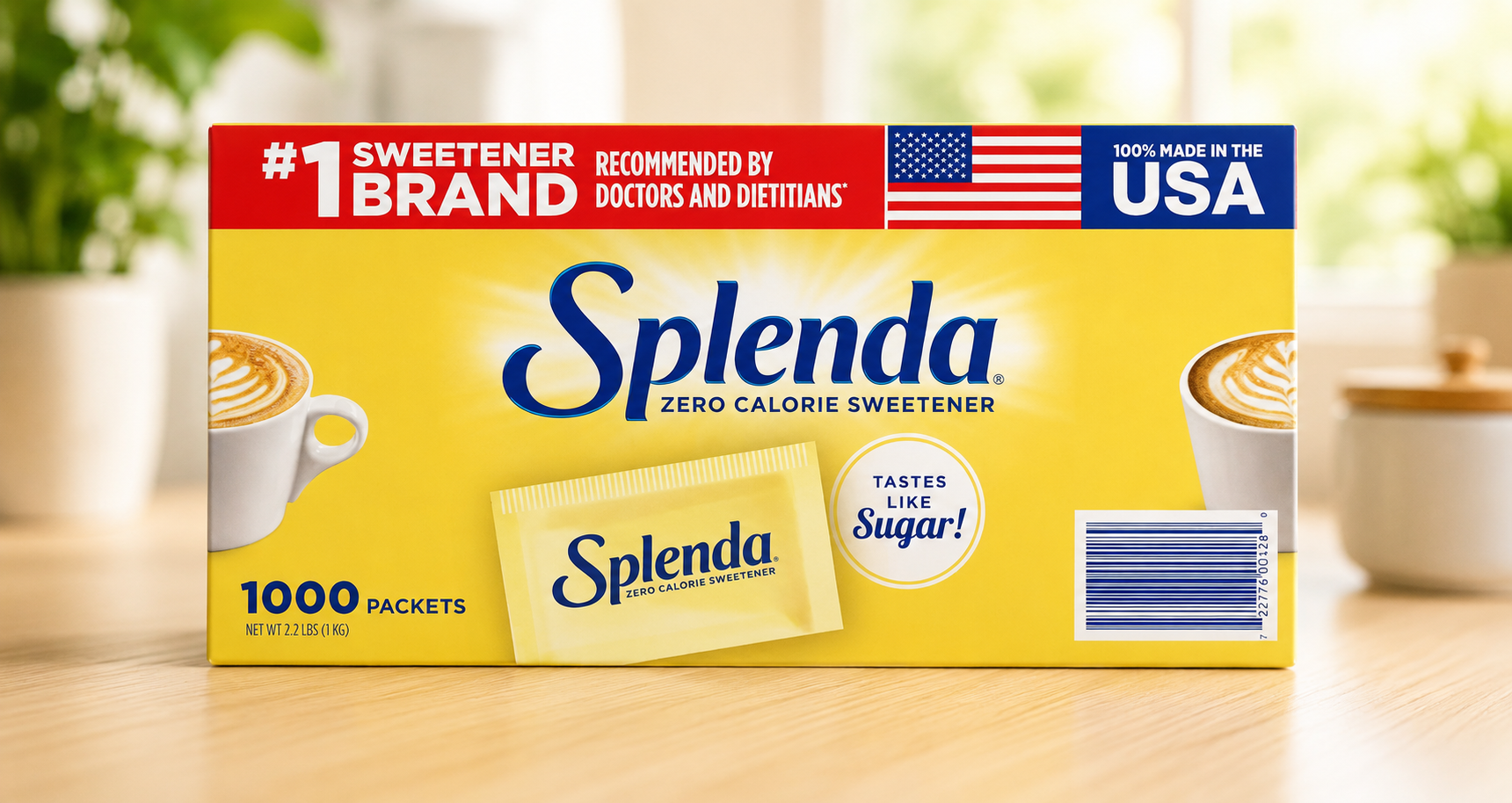 Splenda Zero Calorie Sweetener Packets, 1,000-count 2