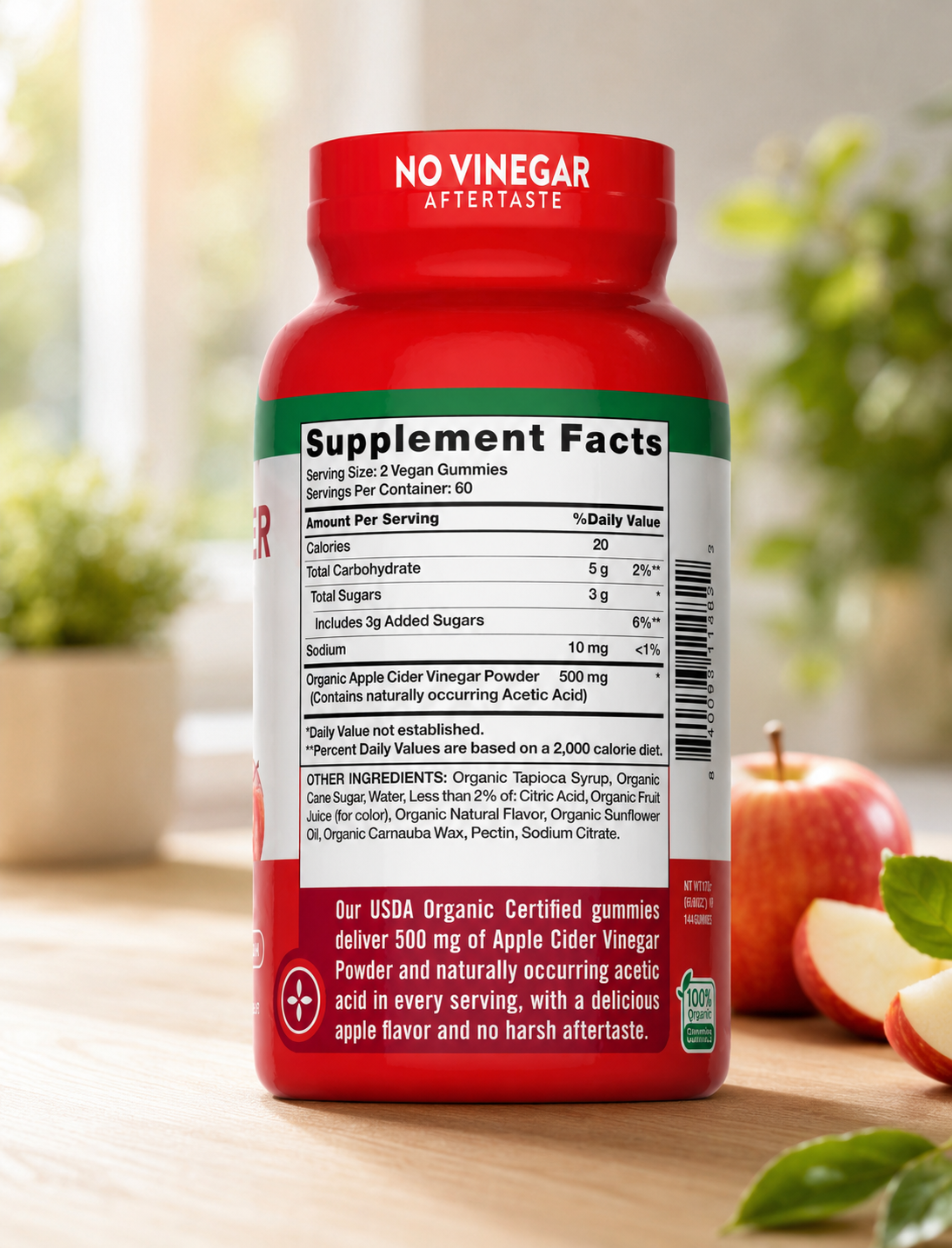 Nature's Truth Organic Apple Cider Vinegar 500 mg., 120 Gummies 2