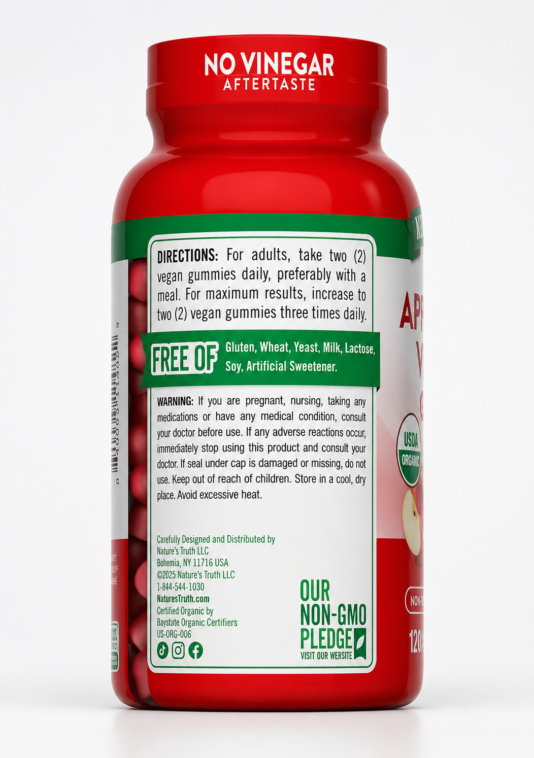 Nature's Truth Organic Apple Cider Vinegar 500 mg., 120 Gummies 3