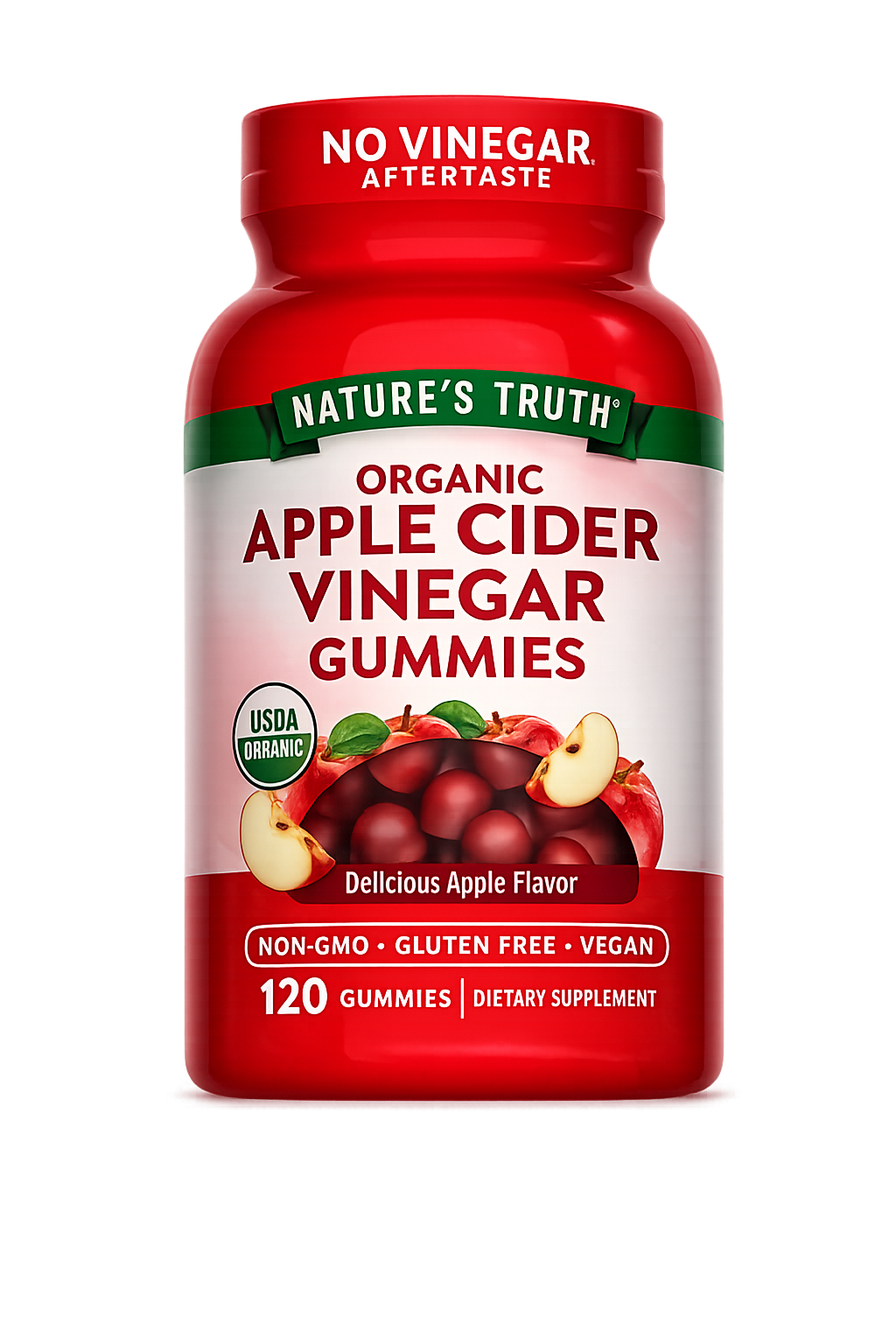 Nature's Truth Organic Apple Cider Vinegar 500 mg., 120 Gummies