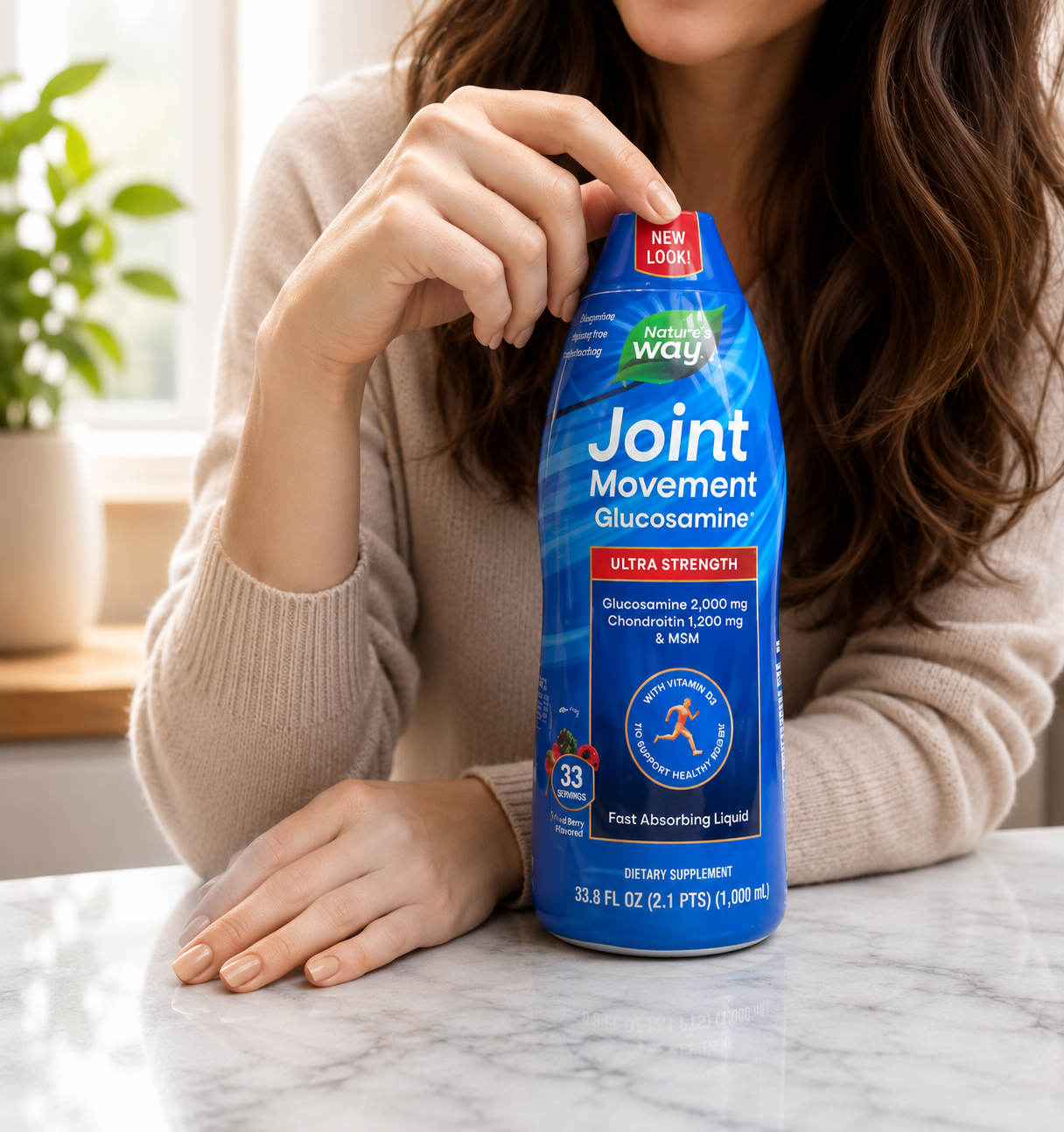 Nature's Way Joint Movement Glucosamine Liquid, 33.8 fl. 2