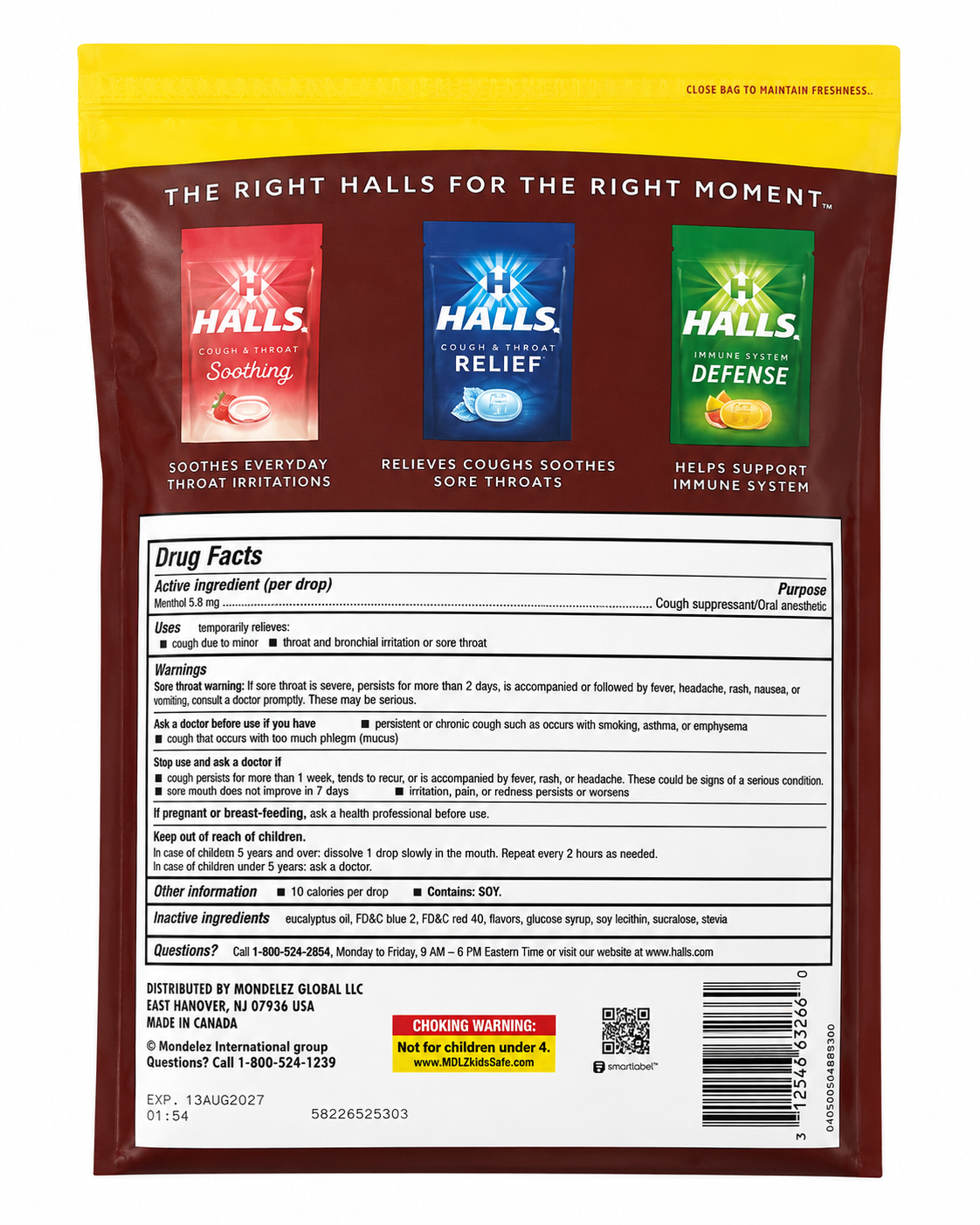 Halls Relief Cherry Flavor Cough Drops, Value Pack, 200 ct 2