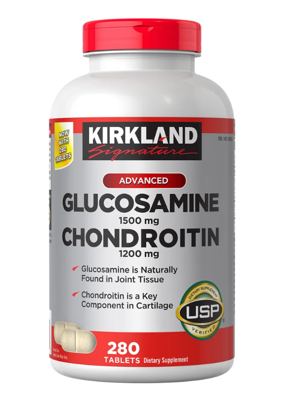 Kirkland Signature Glucosamine & Chondroitin, 280 Tablets
