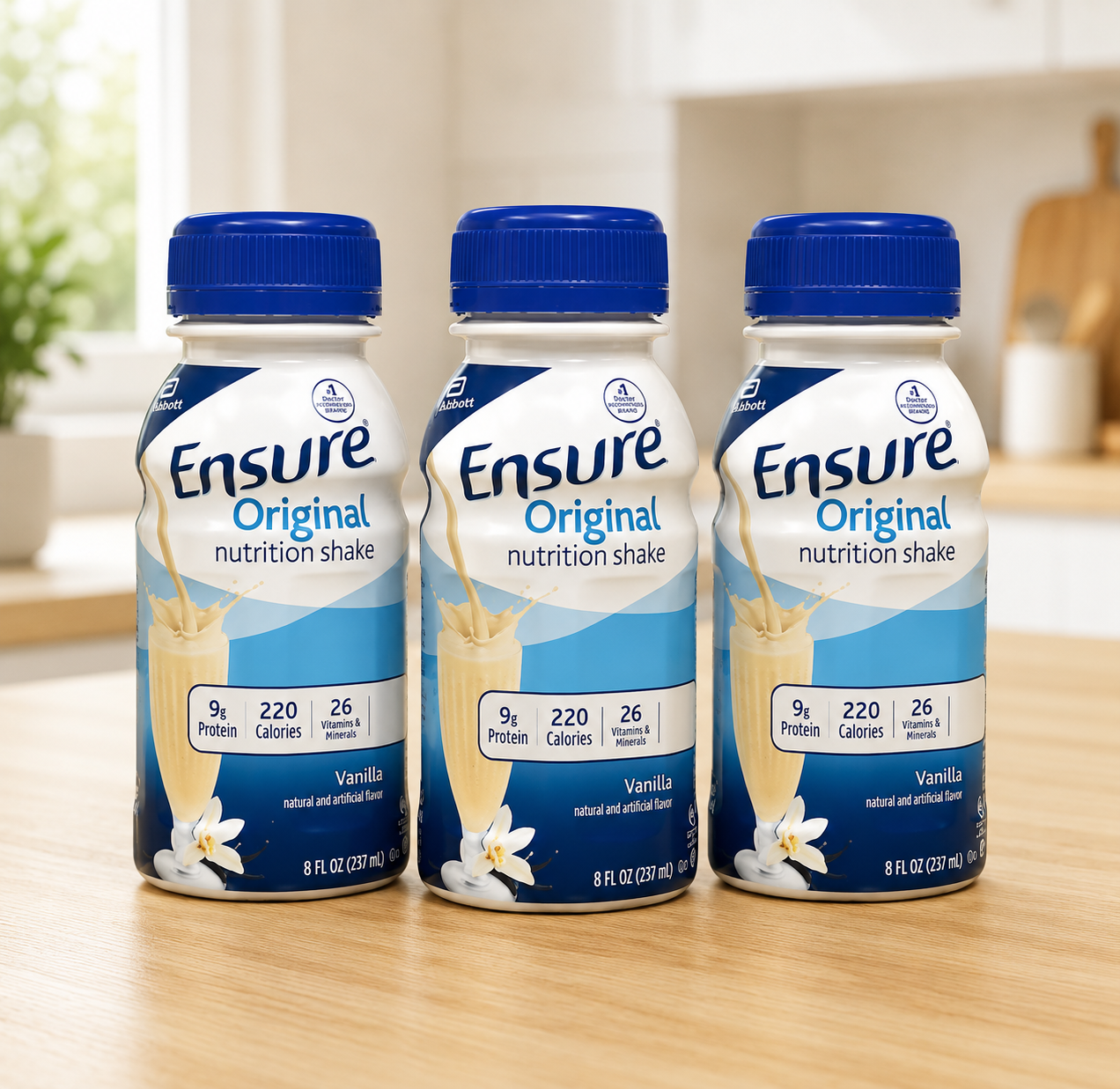 Ensure Original Nutrition Shake, 8 fl. oz, 30-pack, Vanilla 2