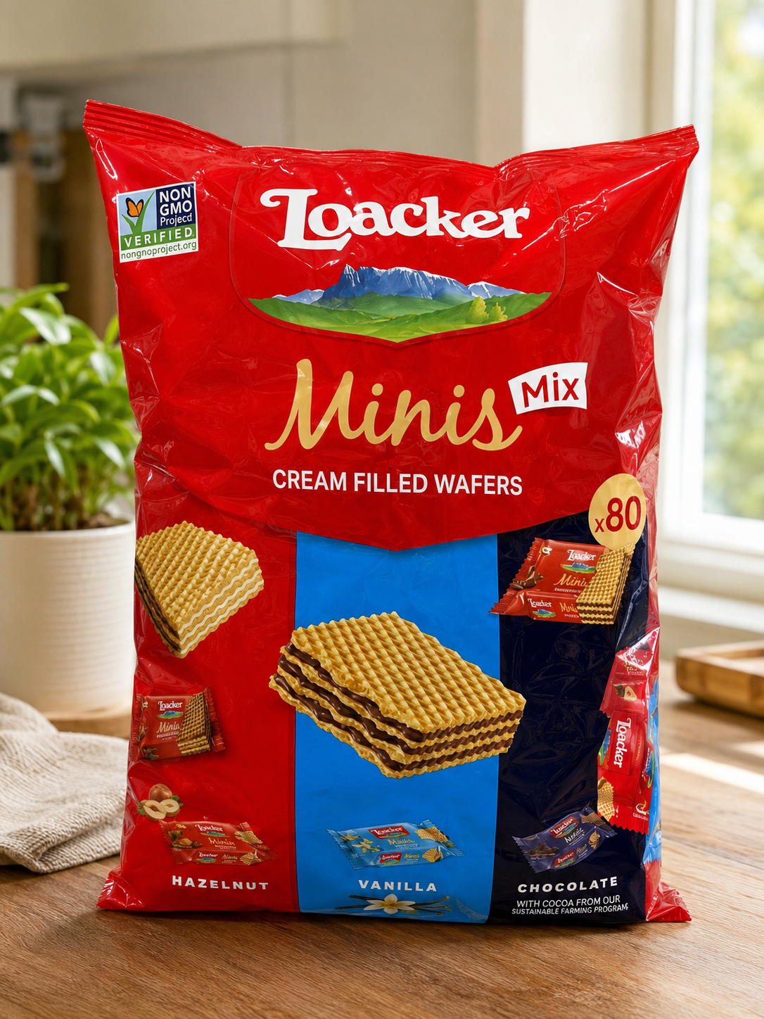 Loacker Mini Wafer Cookie 28oz