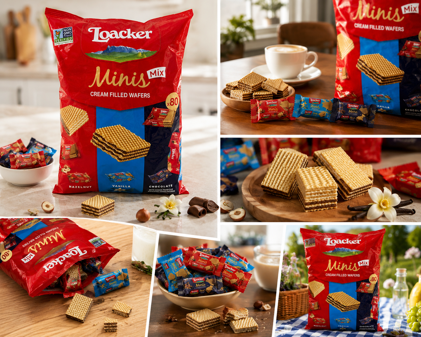 Loacker Mini Wafer Cookie 28oz 4