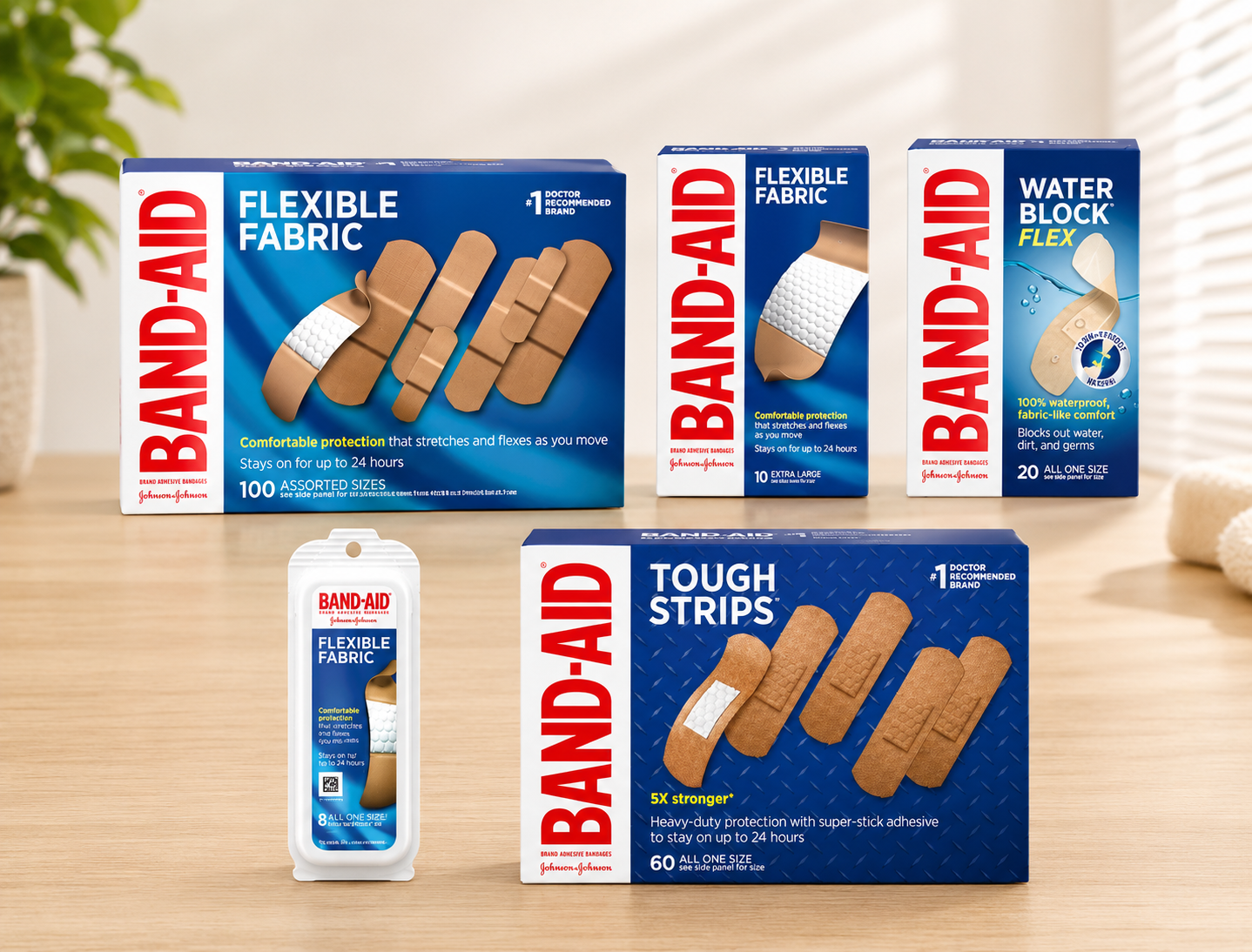 Band-Aid Adhesive Bandages, Assorted, 198-count 3