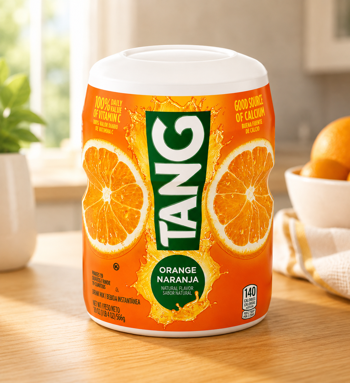 Tang, Drink Mix, Orange, 20oz