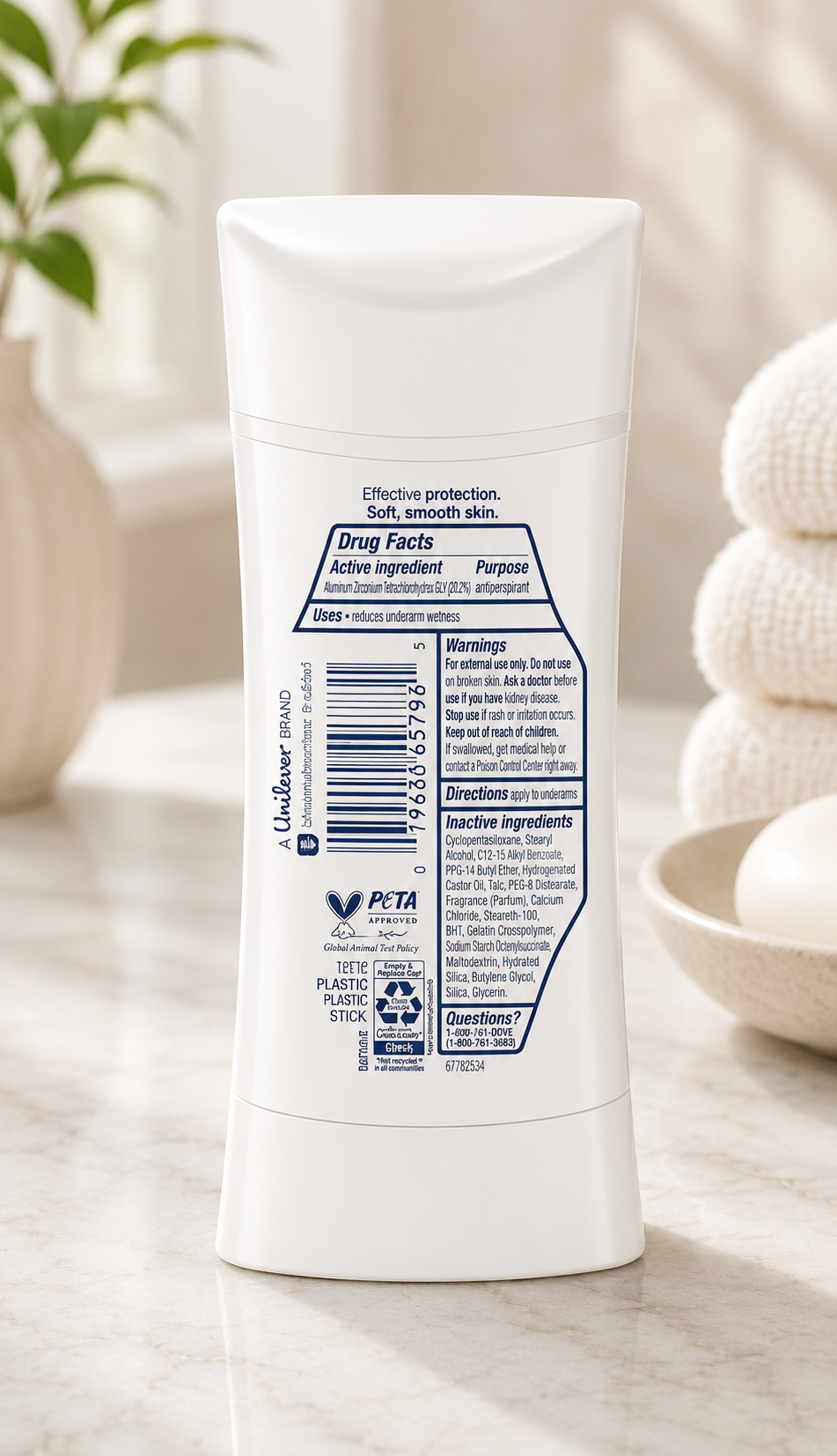 Dove Advanced Care Invisible+ Deodorant, 2.6 oz, 4-pack 3