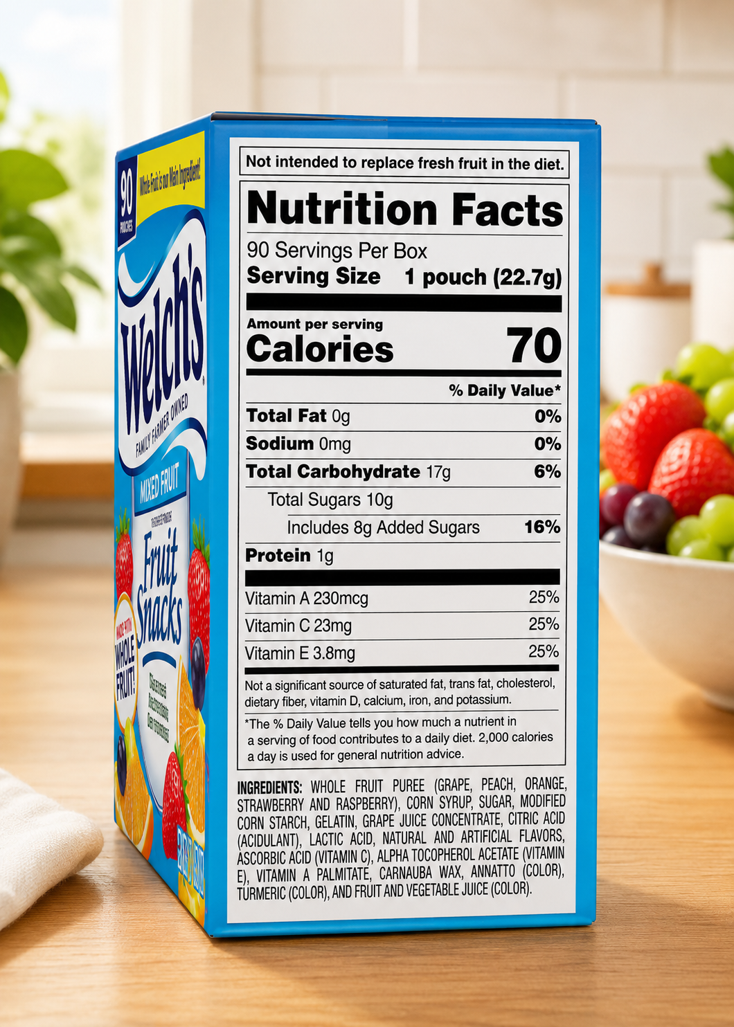 Welch's Fruit Snacks, 0.8 oz, 90-count 2
