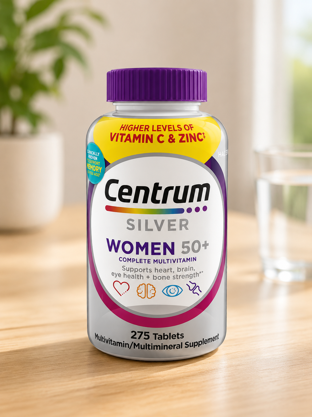 Centrum Silver Women's 50+ Multivitamin, 275 Tablets