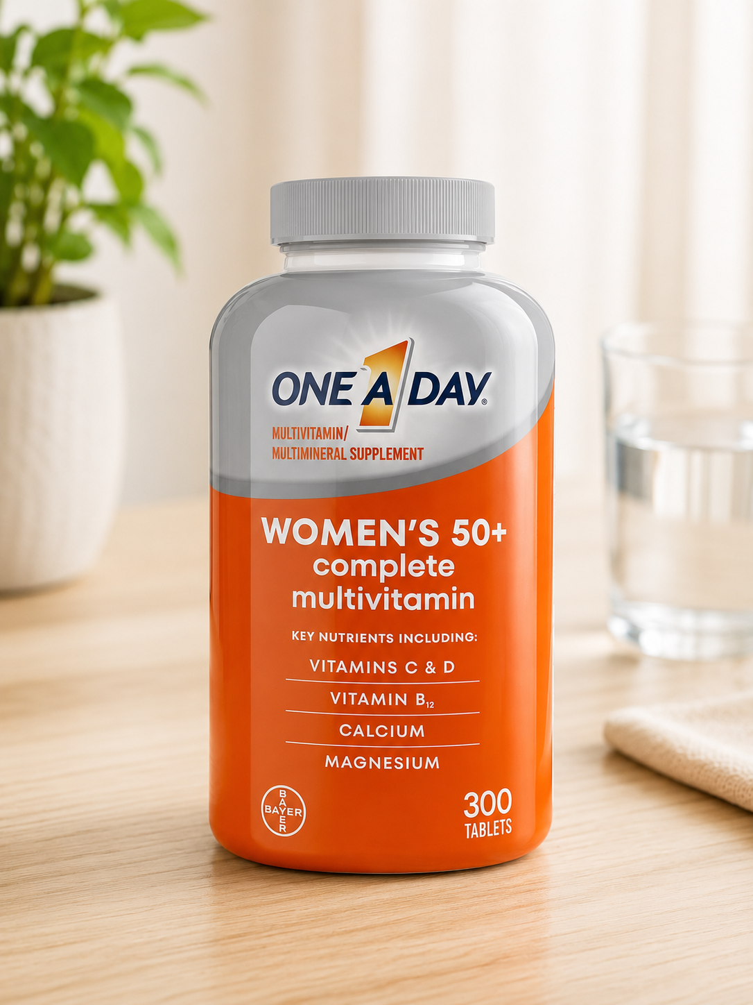 One A Day Women's 50+ Healthy Advantage Multivitamin, 300 Tablets