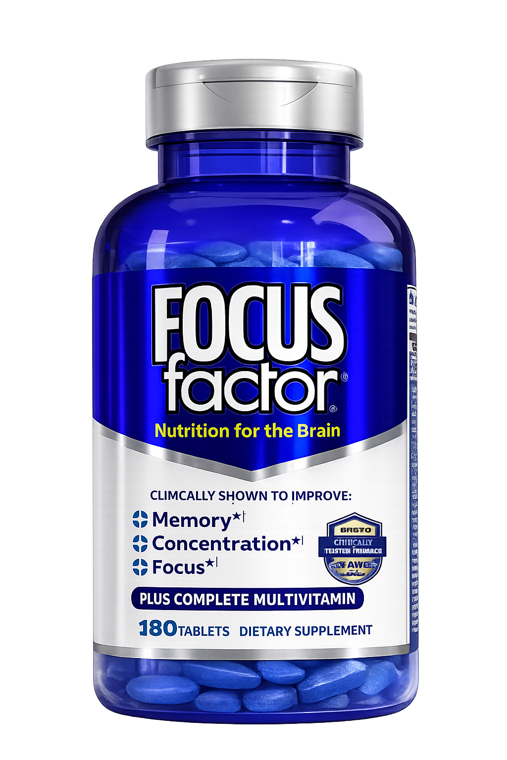 FOCUSfactor Nutrition for the Brain Dietary Supplement, 180 Tablets