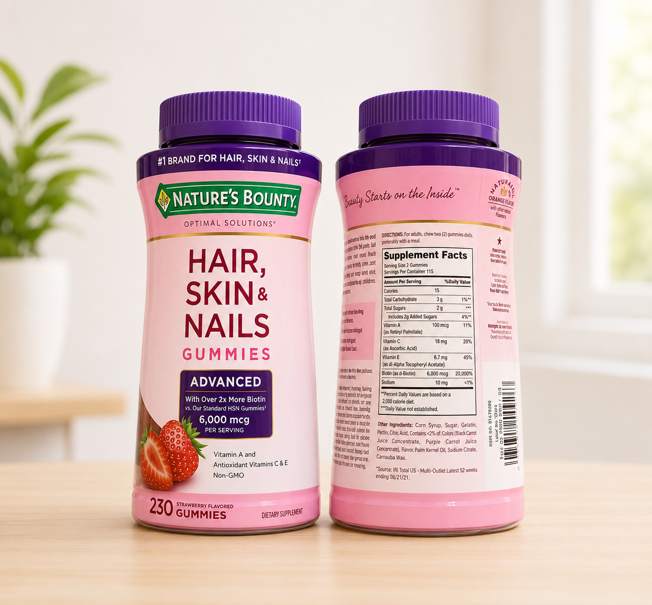 Nature's Bounty Hair, Skin and Nails Advanced, 230 Gummies 2