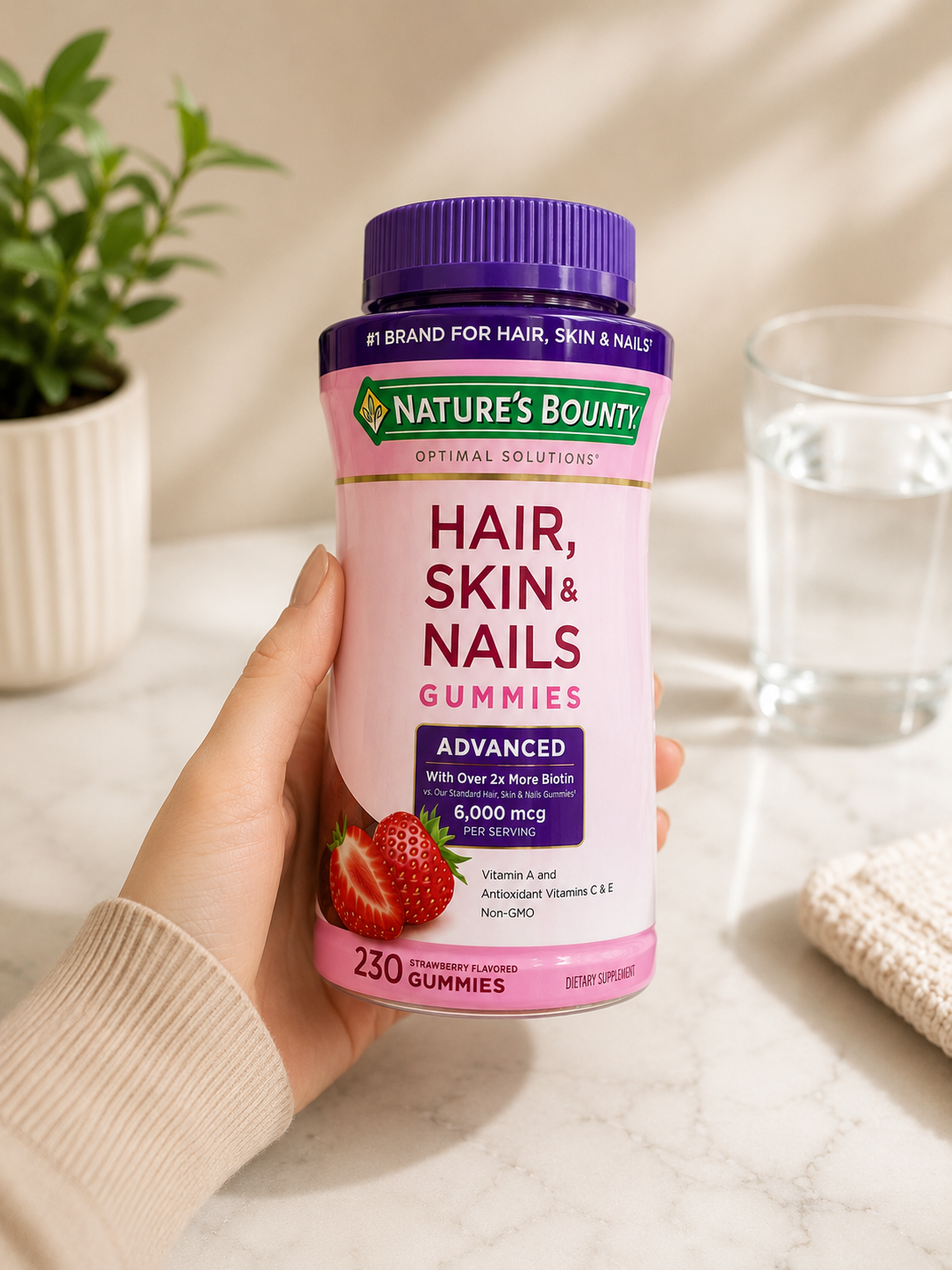 Nature's Bounty Hair, Skin and Nails Advanced, 230 Gummies 3
