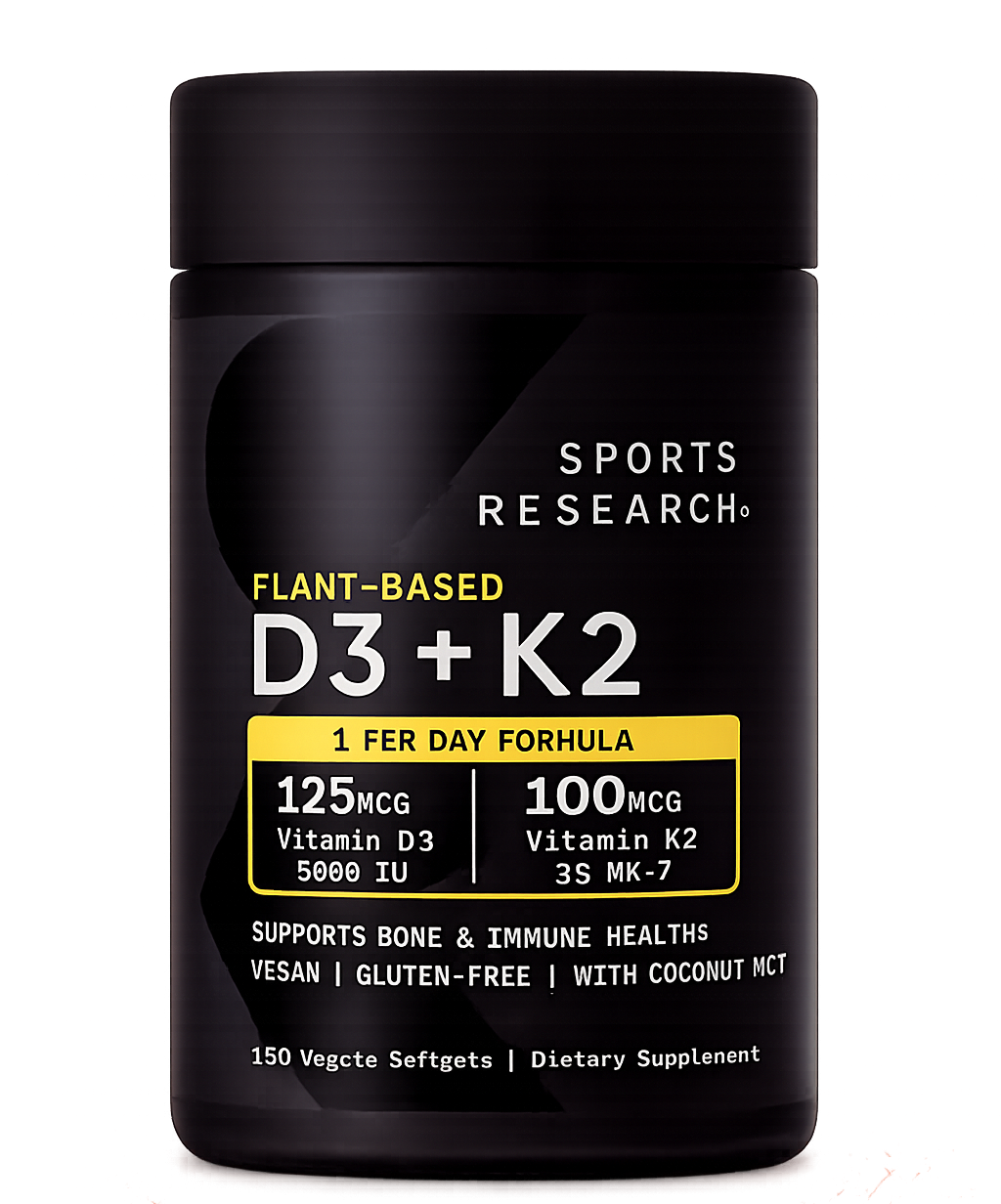 Sports Research D3 + K2, 160 Veggie Softgels