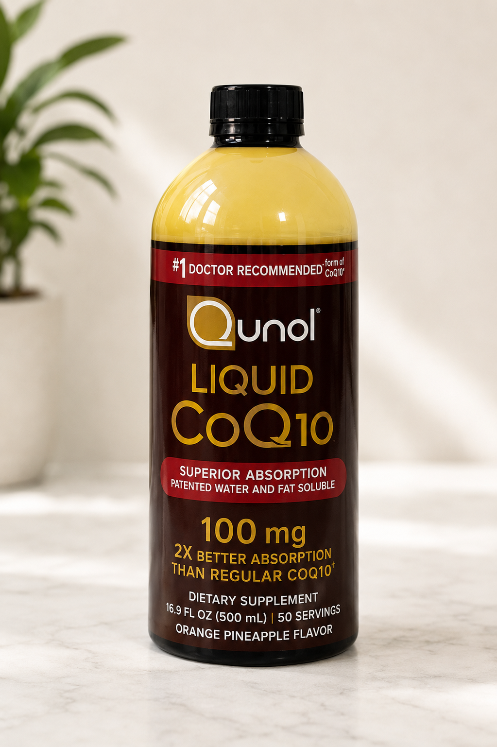 Qunol Liquid CoQ10 100 mg., 30.4 Fluid Ounces