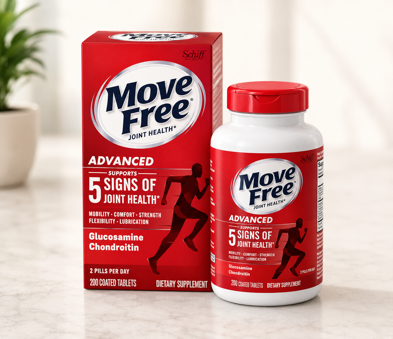 Schiff Move Free Advanced Joint Supplement, 200 Tablets 4