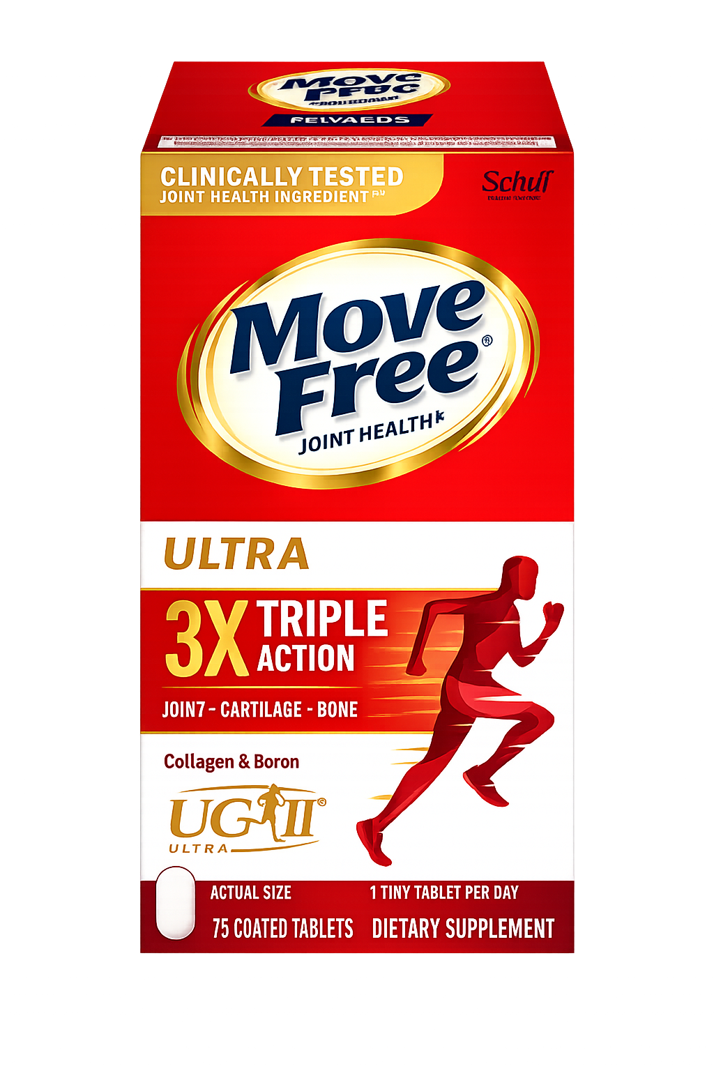 Schiff Move Free Ultra Triple Action Joint Supplement, 75 Tablets