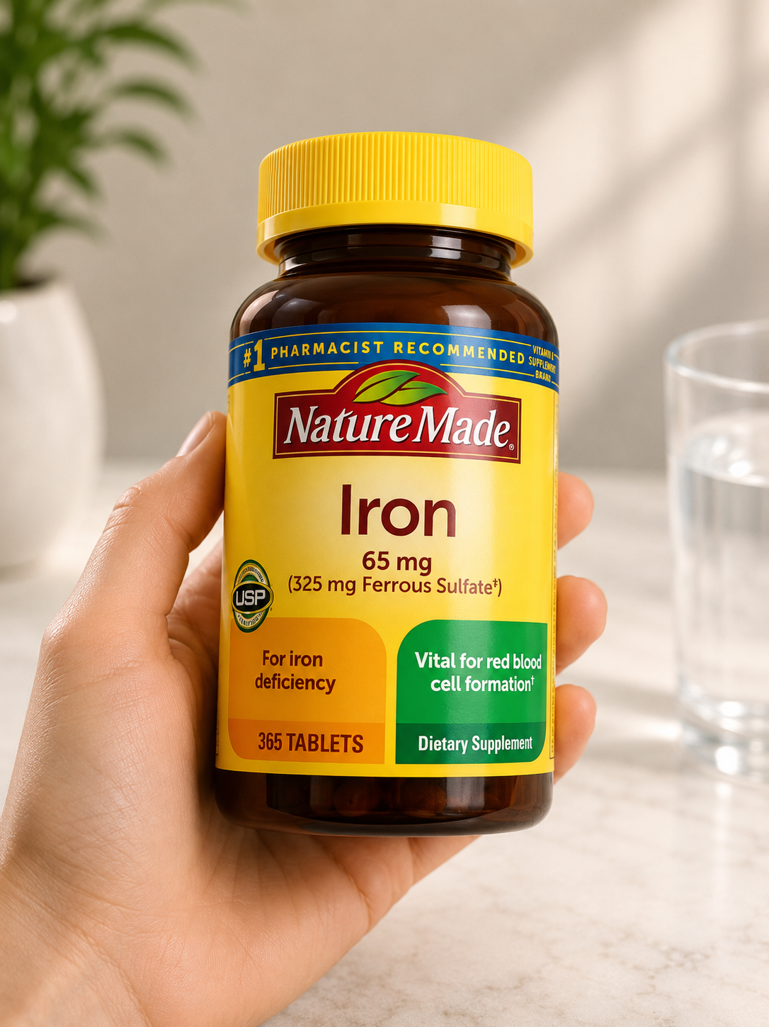 Nature Made Iron 65 mg, 365 tablets 3