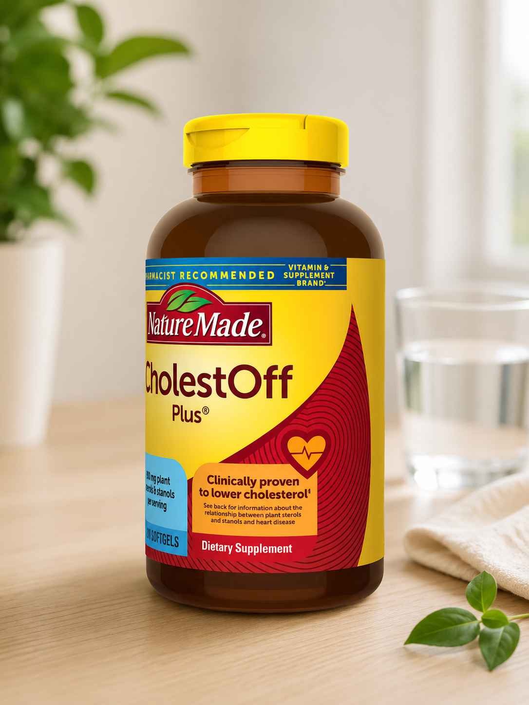 Nature Made CholestOFF Plus, 210 Softgels 2