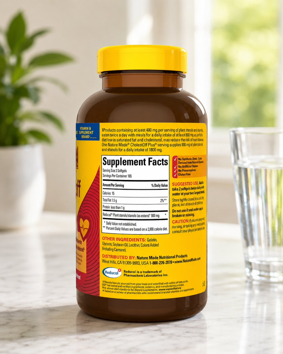 Nature Made CholestOFF Plus, 210 Softgels 3
