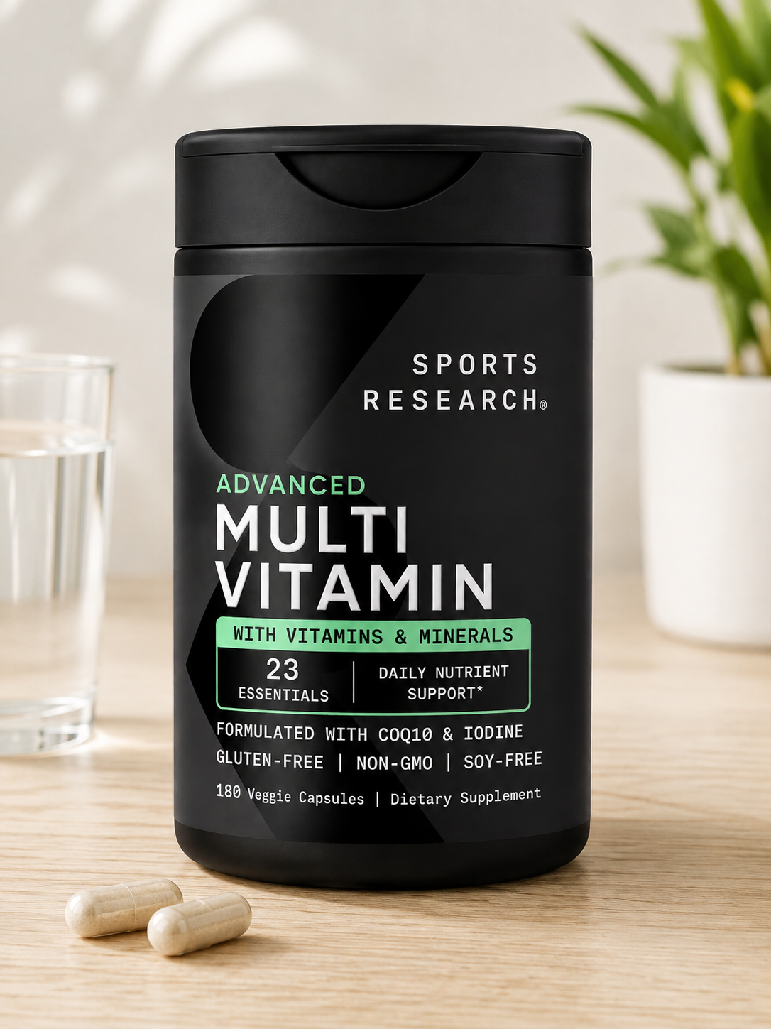 Sports Research Advanced Multivitamin, 180 Veggie Capsules 4