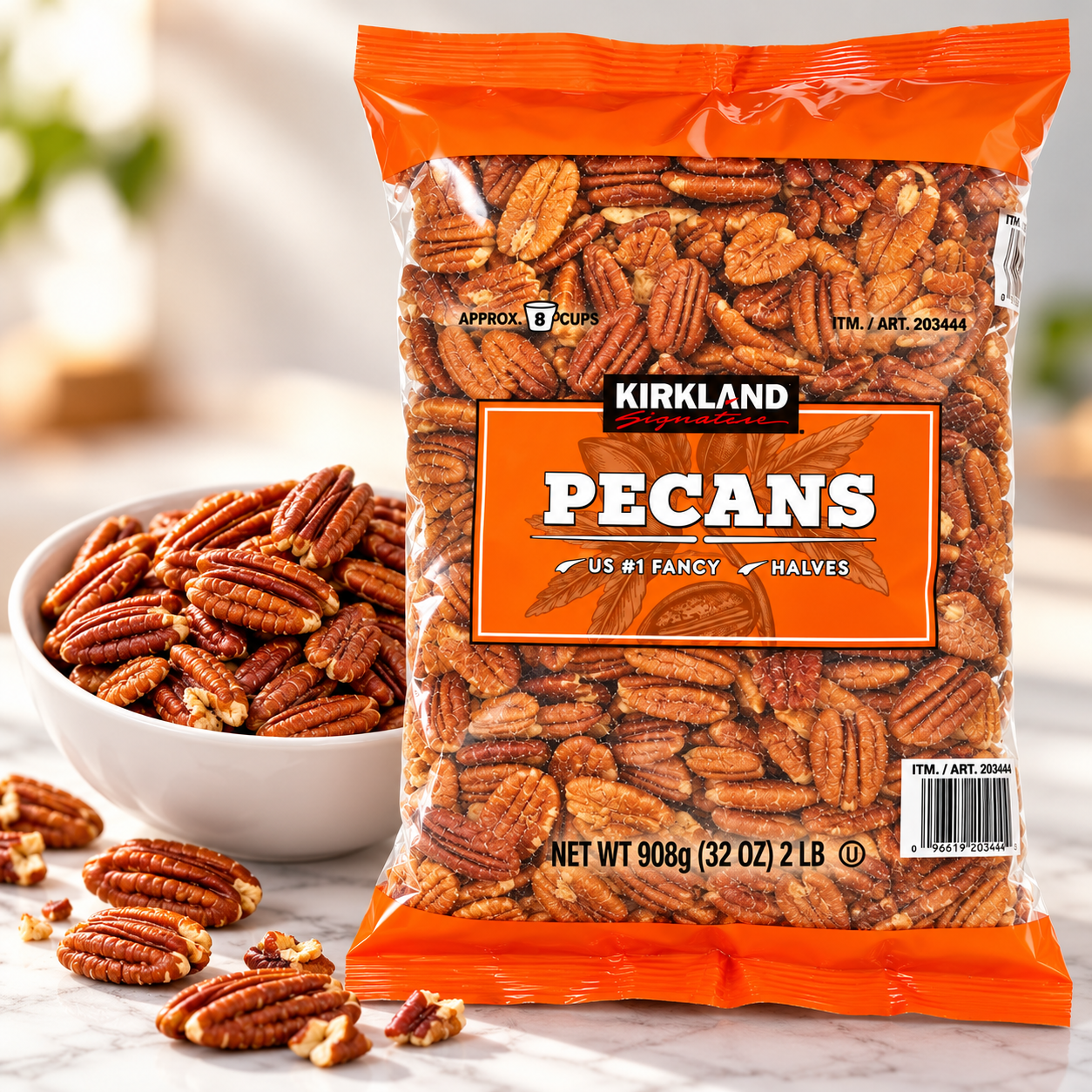 Kirkland Signature Pecan Halves, 2 lbs 3
