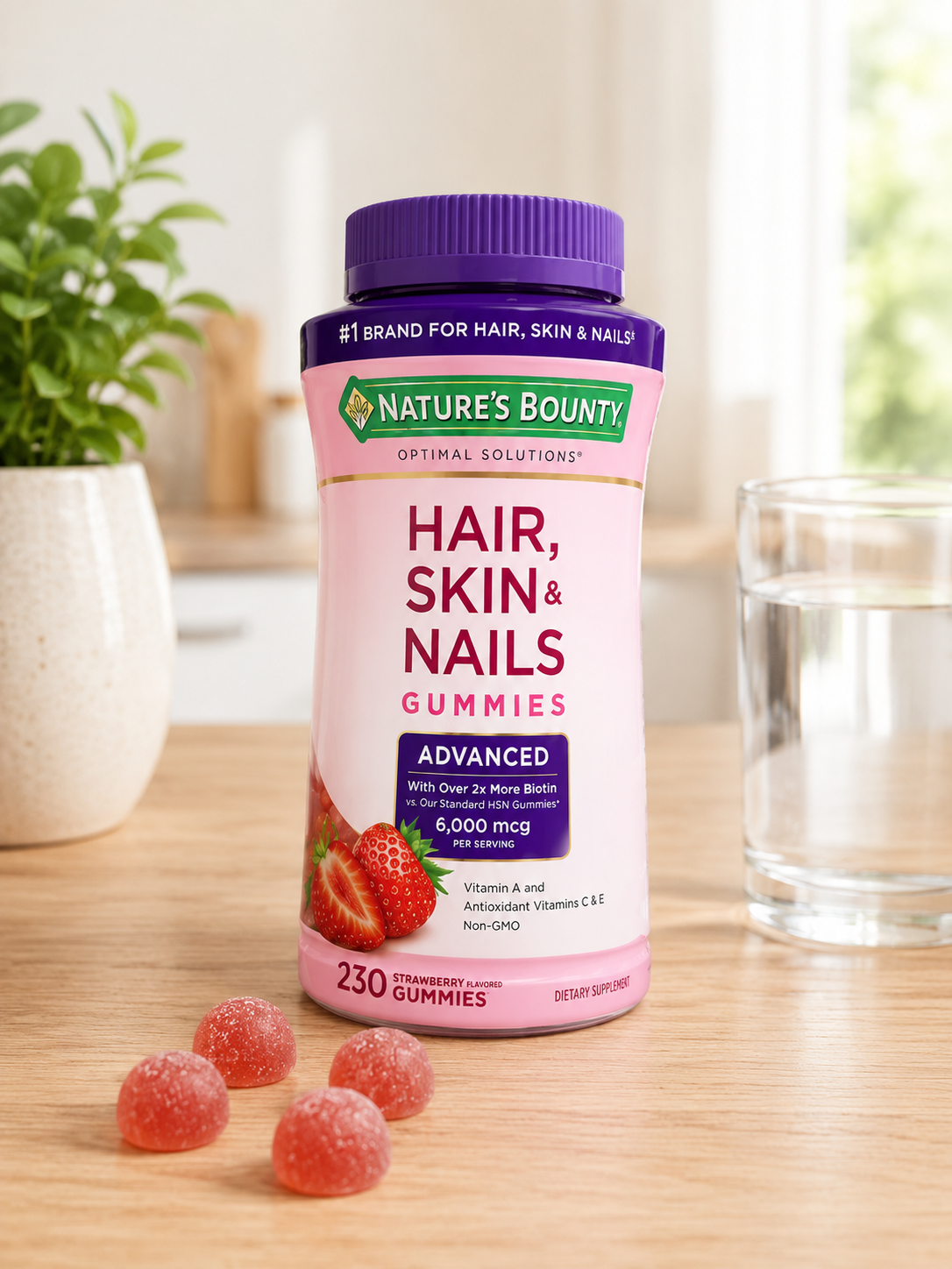 Nature's Bounty Hair, Skin and Nails Advanced, 230 Gummies 3