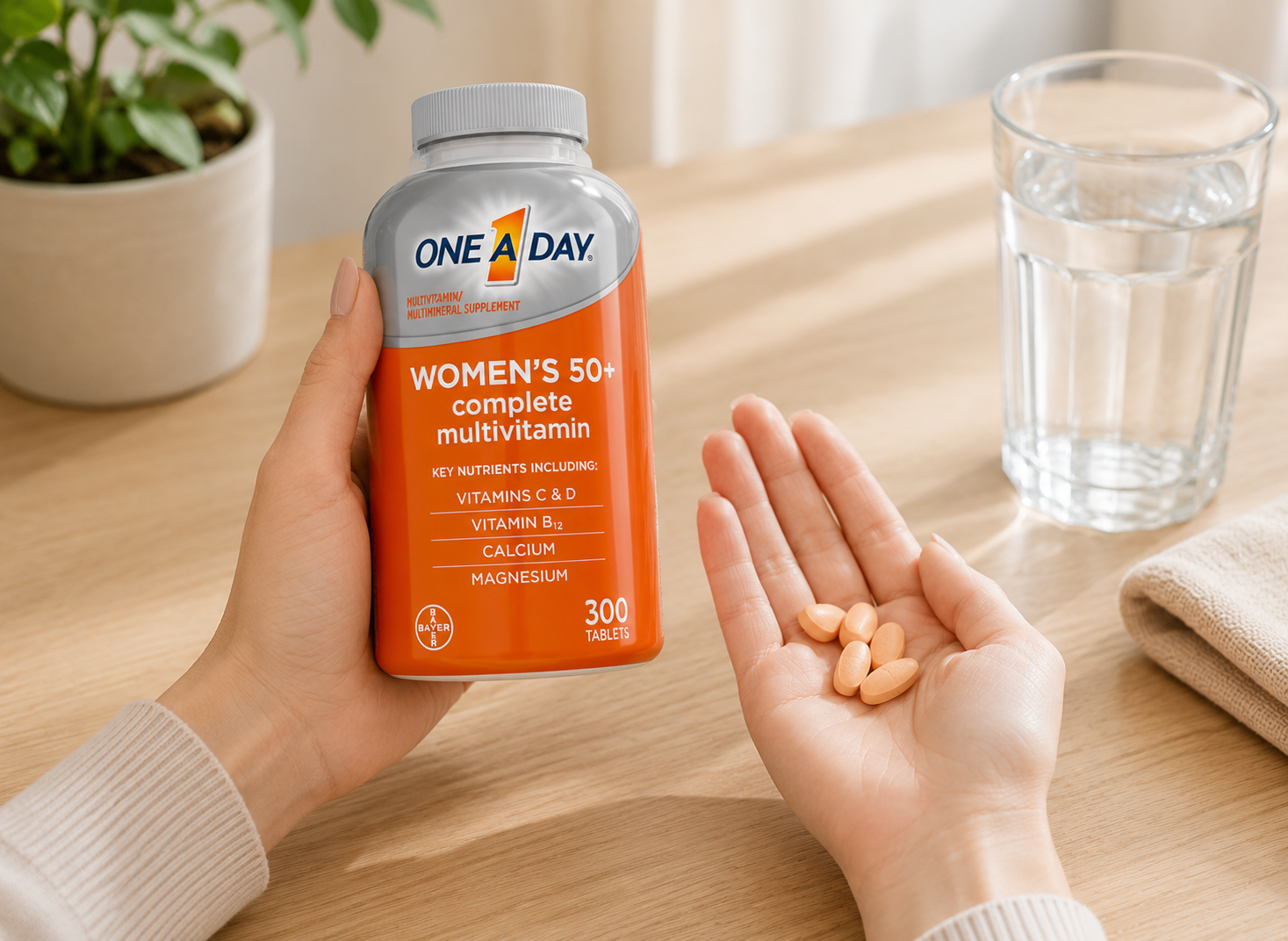 One A Day Women's 50+ Healthy Advantage Multivitamin, 300 Tablets 3